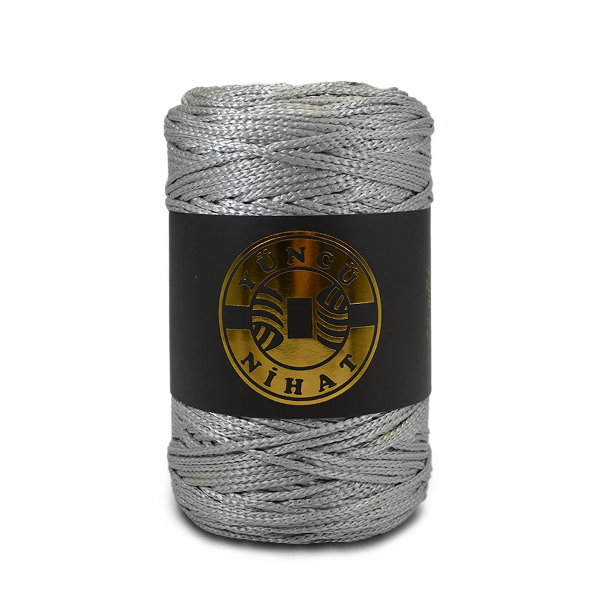 Polyester Makrome İpi - Gri