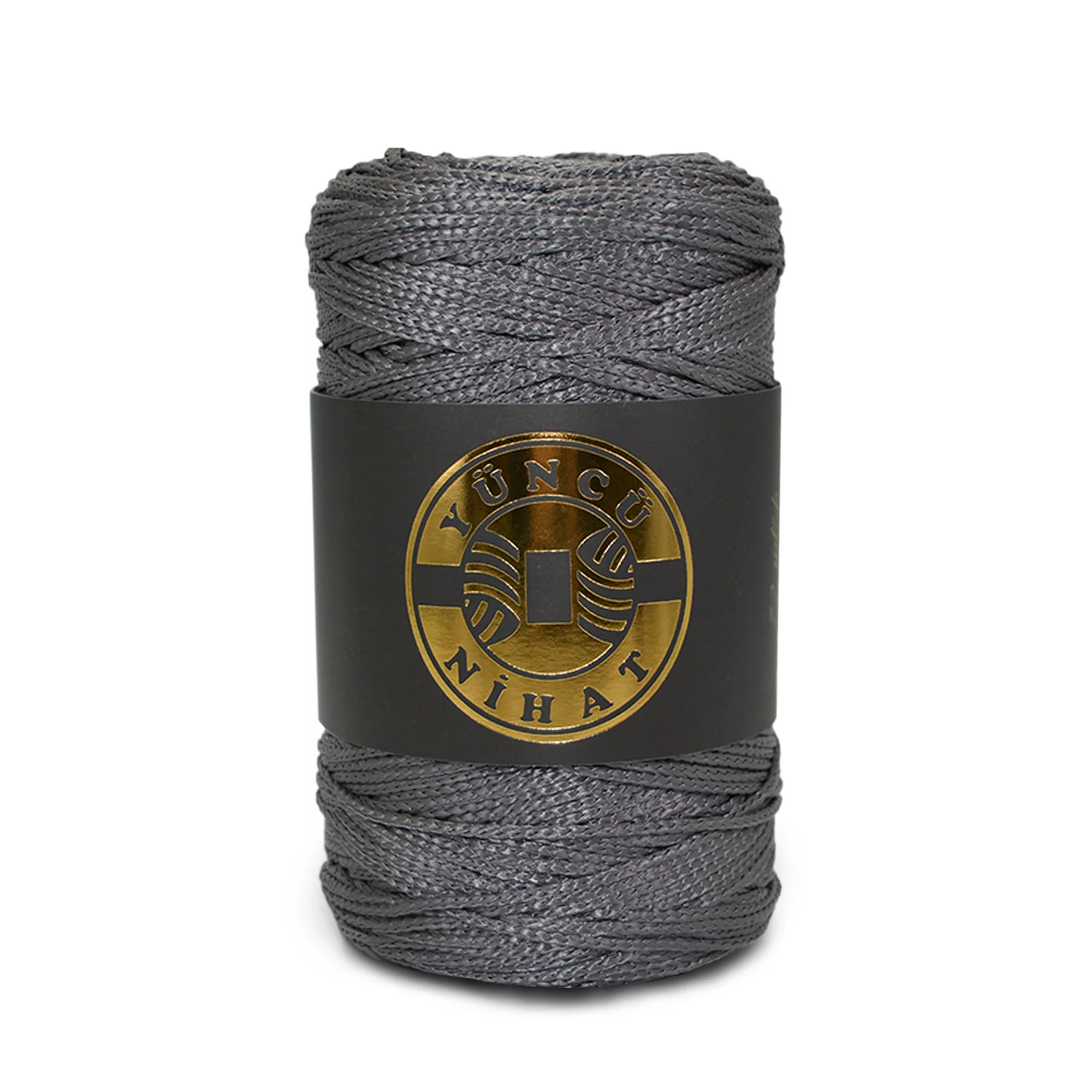 Polyester Makrome İpi - Gri