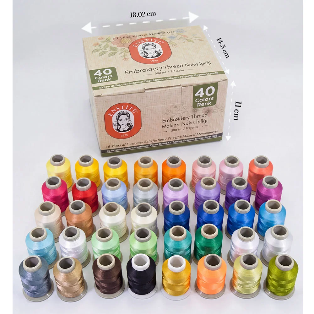 Makina Nakış İpi 40'lı Set